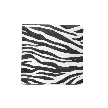 Mesa Posta, Guardanapo de papel zebra